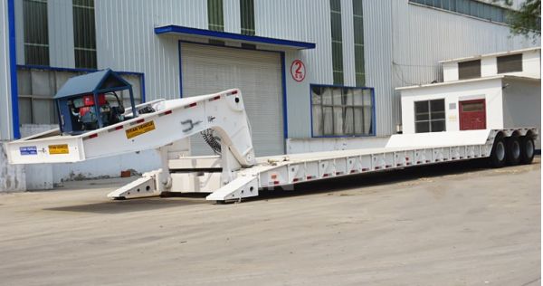 Rơ moóc bán cổ ngỗng có thể tháo rời - Cải tiến hệ thống thủy lực