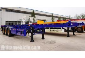 Trailer bộ xương 2 đơn vị 40ft đã hoàn thành và sẽ được gửi đến Namibia Luderitz