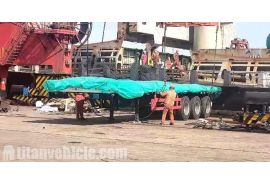 3 Axle 60Ton Fence Semi Trailer sẽ được gửi đến Sudan Khartoum