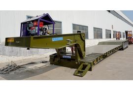 Bán xe đầu kéo cổ ngỗng 4 trục 100 tấn Lowboy ở Ghana