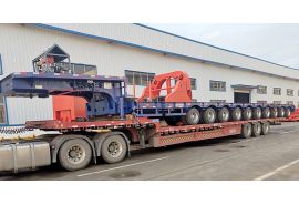 Xe kéo dài 10 trục cho Tháp gió sẽ được gửi đến Đà Nẵng
