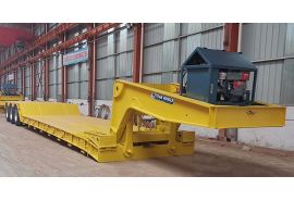 Xe đầu kéo tải thấp 80T tải trước sẽ được gửi đến Zimbabwe