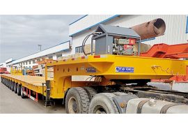 Xe đầu kéo thùng thấp có thể kéo dài 12 trục sẽ được gửi đến Việt Nam