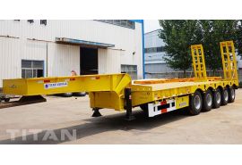 Xe đầu kéo giường bán thấp 120T 5 trục sẽ được vận chuyển đến Ghana