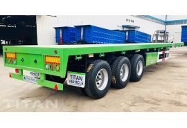 Xe đầu kéo phẳng 12M ba trục đã sẵn sàng để vận chuyển đến Nigeria