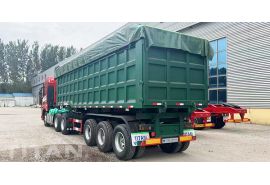 Xe đầu kéo bán phần cuối 50T Tri trục đã sẵn sàng để gửi đến Tanzania