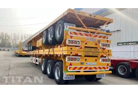 Xe tải phẳng 12 mét 3 trục sẽ được gửi đến Tanzania Dar Es Salaam