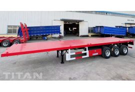 Rơ moóc phẳng ba trục 40Ft sẽ được chuyển đến Congo