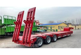 Rơ moóc giường thấp Tri Axle 80 Ton sẽ được gửi đến Suriname