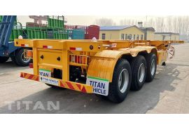 Trailer Tri Axle 40Ft Chassis Container sẽ được gửi đến Mali