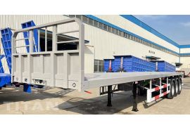 Rơ moóc phẳng ba trục 40Ft sẽ được chuyển đến Uganda