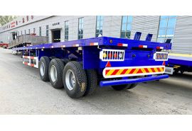 3 Axle 40 Ft Flatbed Trailer for Sale in Senegal