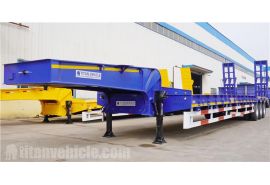 Tri Axle 80 Ton Drop Deck Trailer sẽ được gửi về Việt Nam