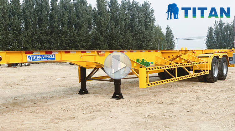 How to operate a container chassis trailer? -Solve brake failure