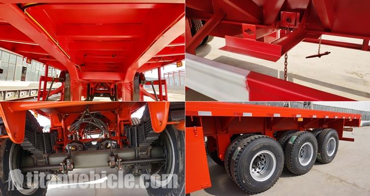 Xe tải đầu k&eacute;o phẳng 40 ch&acirc;n để b&aacute;n tại Dominica - Xe TITAN