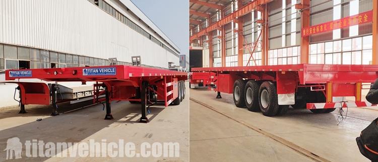Xe tải đầu k&eacute;o phẳng 40 ch&acirc;n để b&aacute;n tại Dominica - Xe TITAN