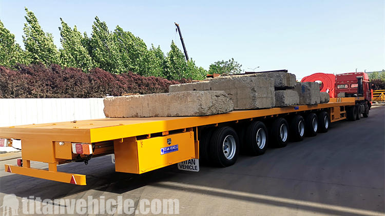 6 Axle 62 Meters Trailer will be Sent to Vietnam