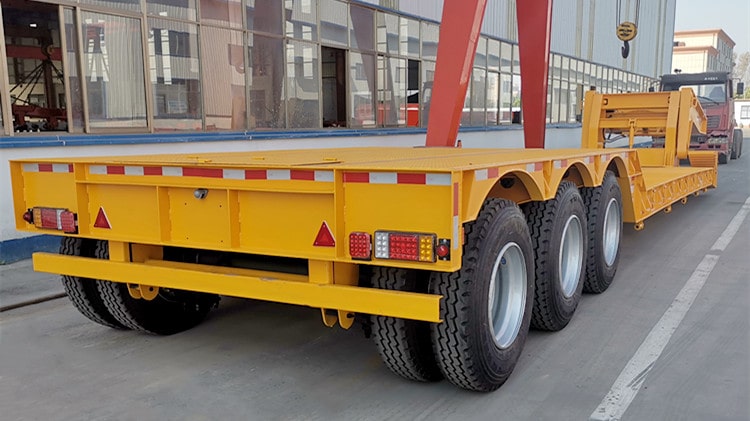 Xe đầu k&eacute;o tải thấp 80T tải trước để b&aacute;n ở Zimbabwe
