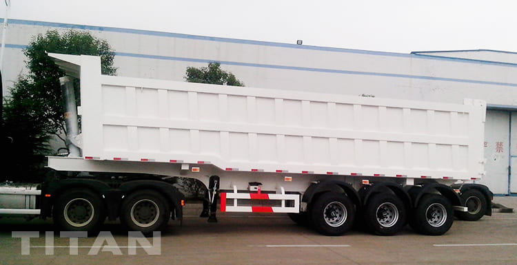 3 axles tipper trailer