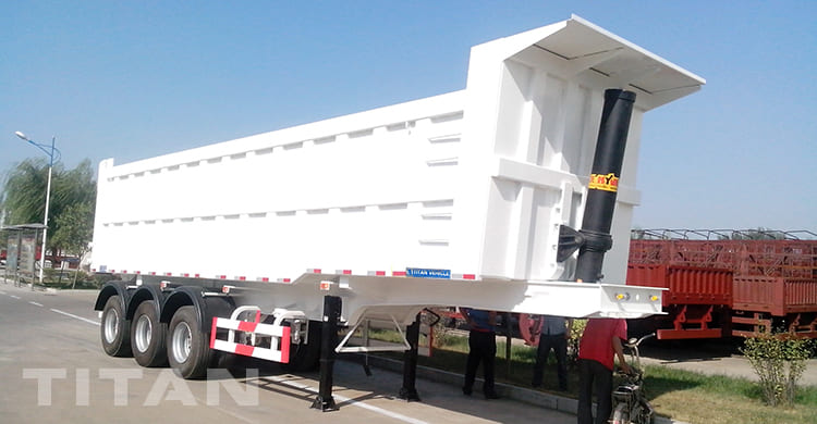 3 axles tipper trailer