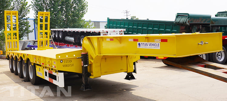 5 axles lowbed trailer