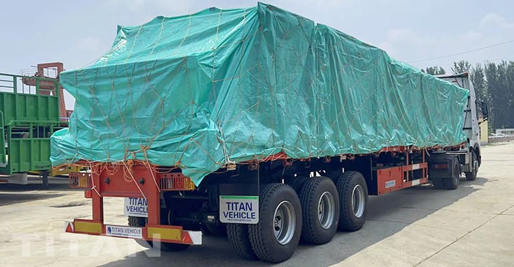 flatbed semi trailer