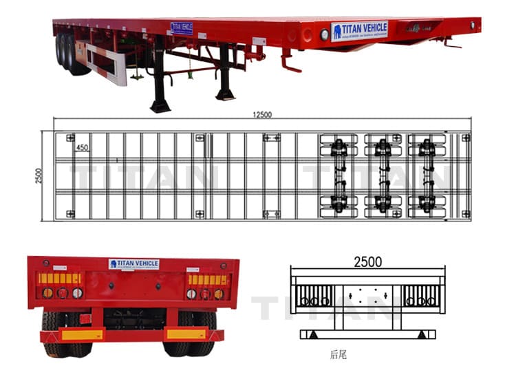 flatbed semi trailer