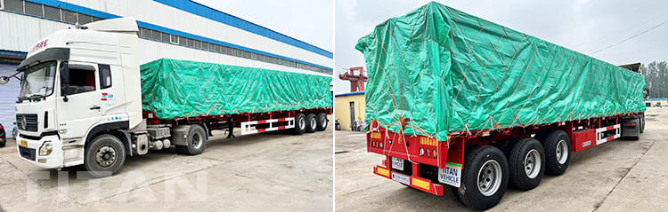 flatbed semi trailer