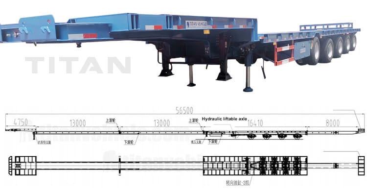 Extendable trailer