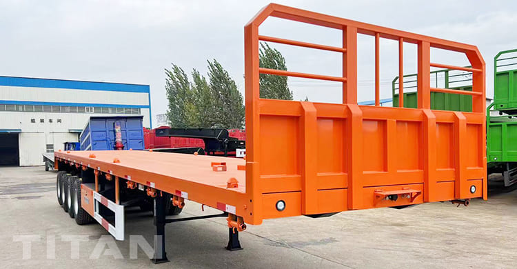 Xe đầu k&eacute;o b&aacute;n s&agrave;n phẳng 4 trục c&oacute; đầu giường để b&aacute;n ở Mali