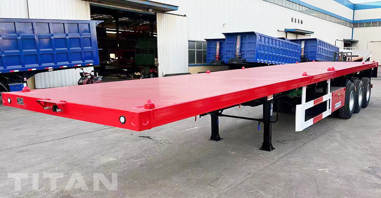 Rơ mo&oacute;c phẳng ba trục 40Ft để b&aacute;n ở Congo