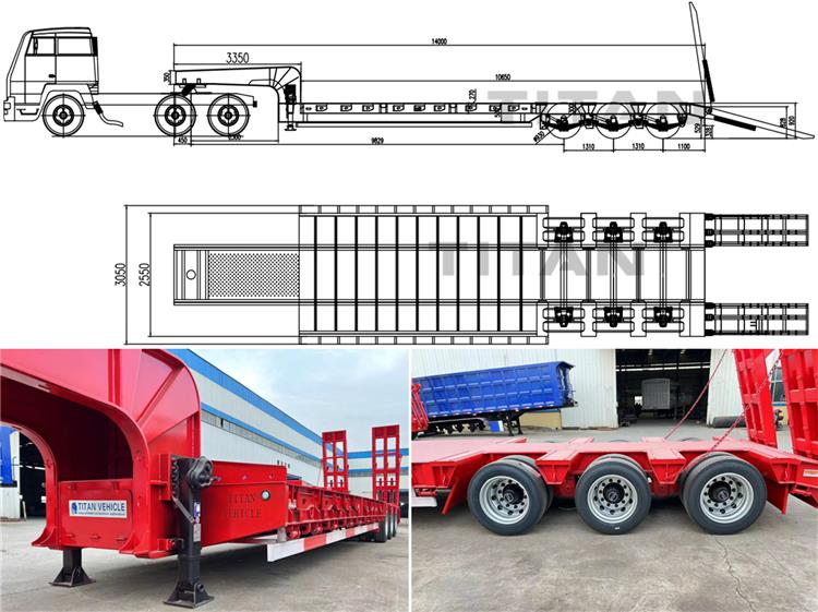 Cần b&aacute;n xe đầu k&eacute;o giường thấp Tri Axle 80 Ton ở Suriname