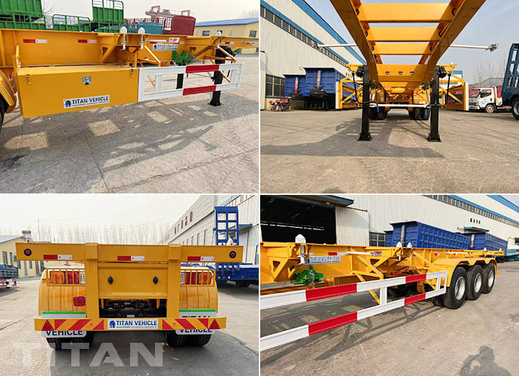 Cần b&aacute;n Rơ mo&oacute;c khung gầm Tri Axle 40Ft ở Mali