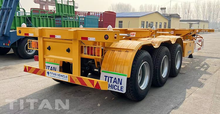 Cần b&aacute;n Rơ mo&oacute;c khung gầm Tri Axle 40Ft ở Mali