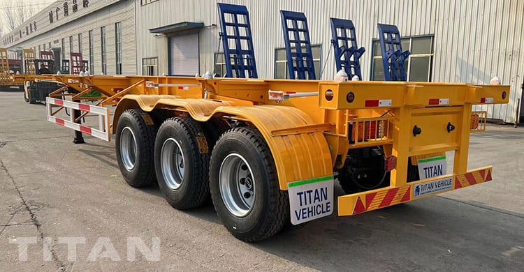 Cần b&aacute;n Rơ mo&oacute;c khung gầm Tri Axle 40Ft ở Mali