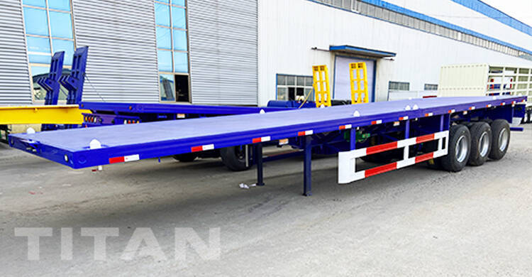3 Alxe 40 Ft Flatbed Trailer for Sale in Senegal
