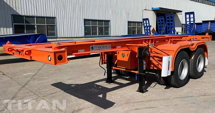 Cần b&aacute;n khung gầm container 2 trục 20Ft ở Chile