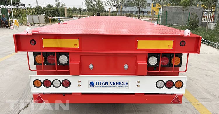 40Ft Vận Chuyển Container Phẳng Rơ mo&oacute;c 3 Trục sẽ được gửi đến Việt Nam