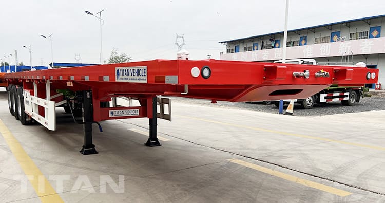 40Ft Vận Chuyển Container Phẳng Rơ mo&oacute;c 3 Trục sẽ được gửi đến Việt Nam