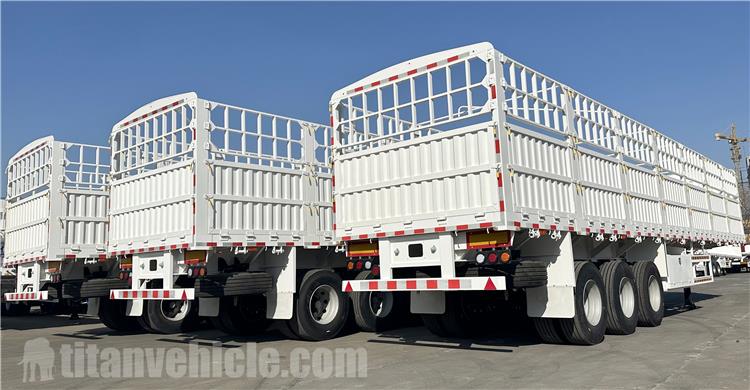 Trailer h&agrave;ng r&agrave;o 60 tấn để b&aacute;n ở Tanzania