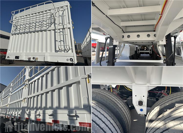 Trailer h&agrave;ng r&agrave;o 60 tấn để b&aacute;n ở Tanzania