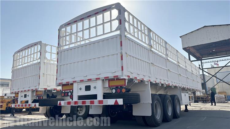 Trailer h&agrave;ng r&agrave;o 60 tấn để b&aacute;n ở Tanzania