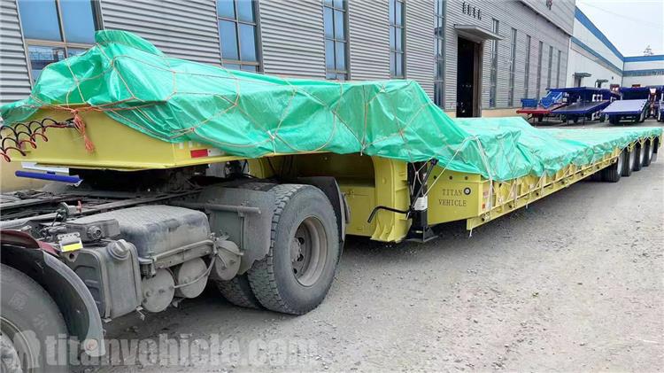 4 Line 8 Axle Trie Rơmooc x&uacute;c lật thấp để b&aacute;n tại Việt Nam