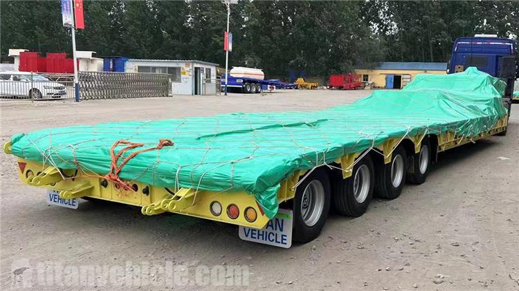4 Line 8 Axle Trie Rơmooc x&uacute;c lật thấp để b&aacute;n tại Việt Nam