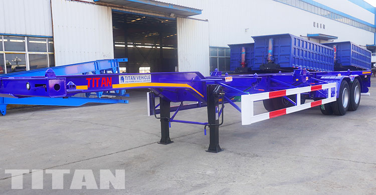 Bán rơ moóc khung xương container 2 trục 40 Ft tại Việt Nam