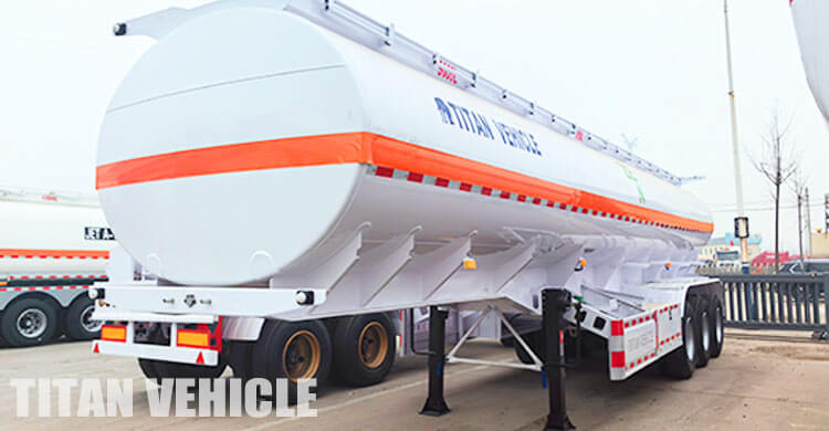 3 Axle 45000 Liters Fuel Tanker for Sale in Van Phong Vietnam
