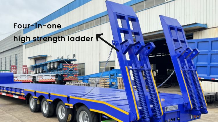 4 Axle Low Loader For Heavy Loads For Sale In Vietnam