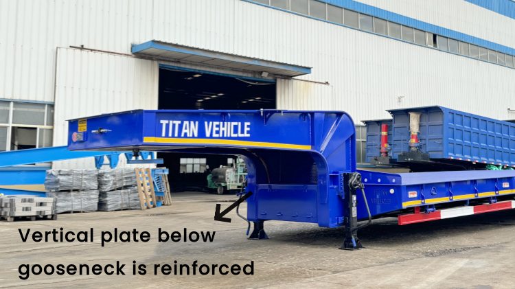 4 Axle Low Loader For Heavy Loads For Sale In Vietnam