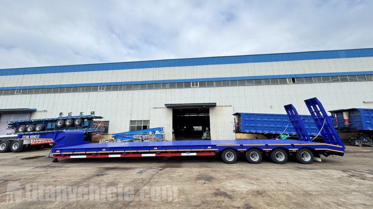 4 Axle Low Loader For Heavy Loads For Sale In Vietnam