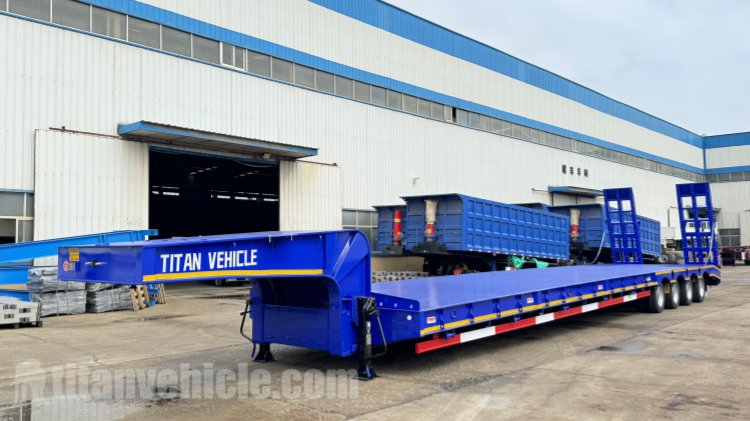 4 Axle Low Loader For Heavy Loads For Sale In Vietnam